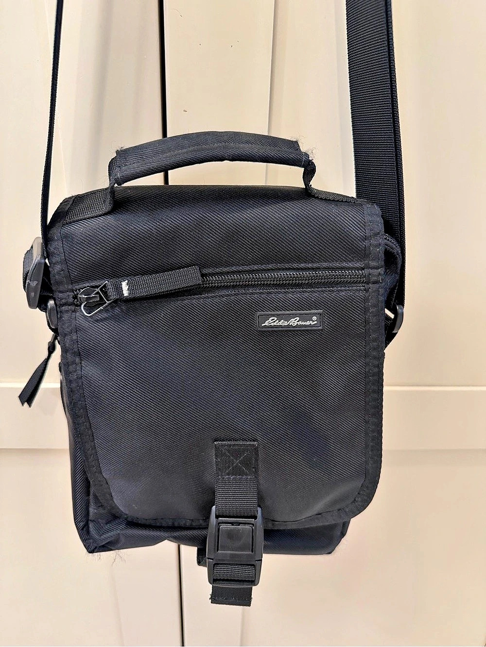 Eddie Bauer Black Crossbody Travel Bag